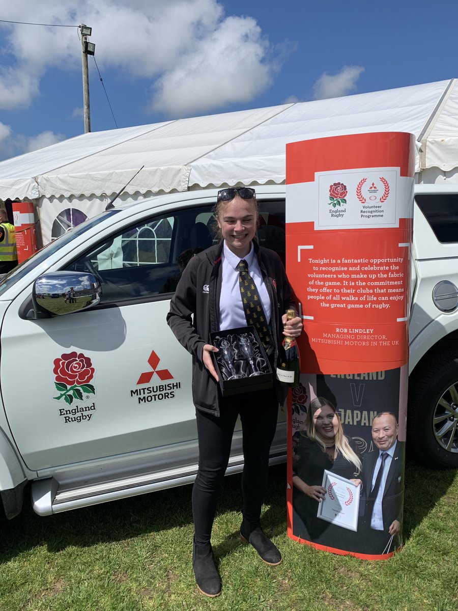 Cornwall_RDO's tweet photo. Massive massive congratulations to Amy winning the @MitsubishiUK Volunteer of the Year Award for Cornwall!! #MMVolY #MitsubishiMotors #Volunteer #TeamCornwall https://t.co/30we0uI7PD