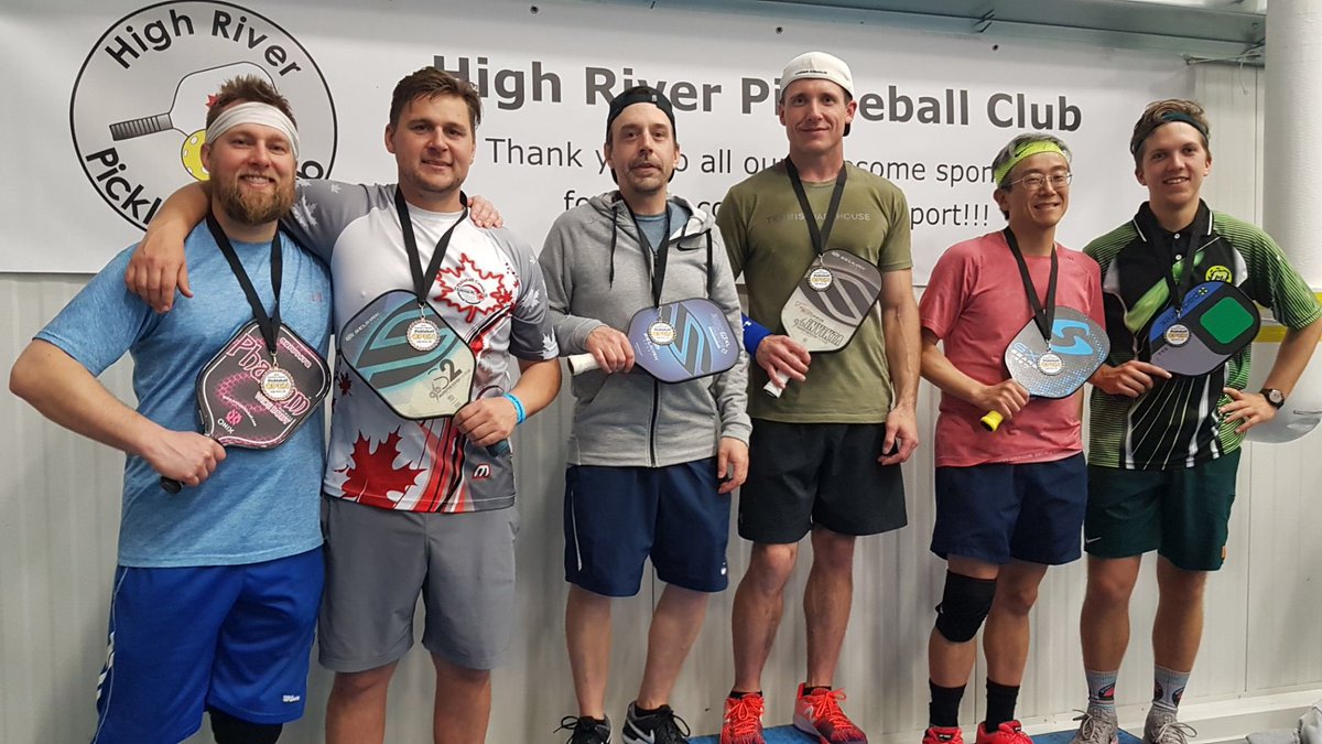 HR_Pickleball's tweet photo. Day 1 of #SAPO2019 in @TownOfHighRiver Men’s Doubles #Pickleball Congratulations to all the Medal Winners @PickleballCA #sanctionedTournament https://t.co/SnM2uTIR9A