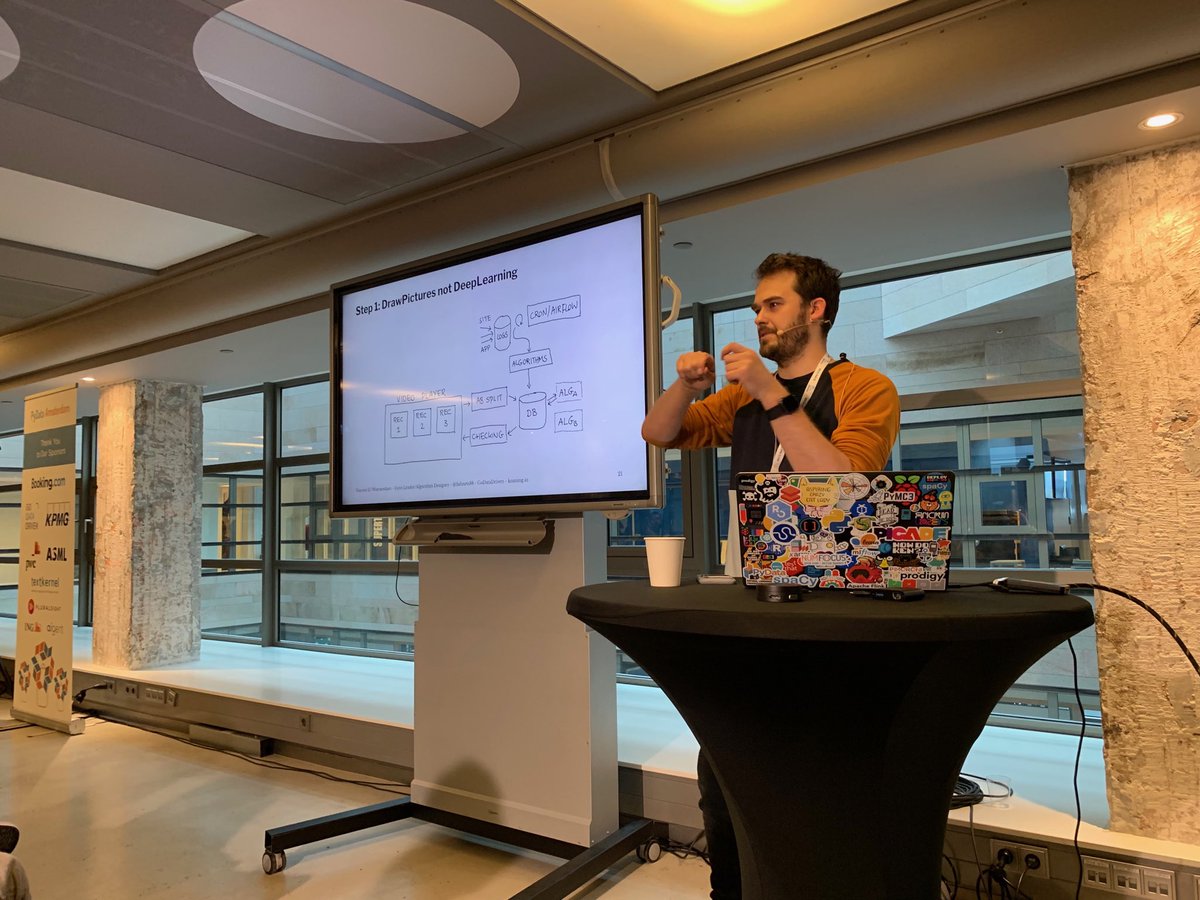 Cool talk by Vincent on Solving the wrong problem ⁦<a href="/pydataamsterdam/">PyData Amsterdam</a>⁩