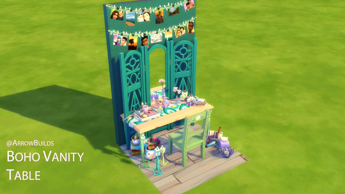 ArrowBuilds's tweet photo. Just uploaded this cute vanity table preset to the gallery, ready to just be quickly added to a build! Just search for #ArrowBuilds π
#ShowUsYourBuilds #nocc #ccfree #room #TheSims4 #TS4 https://t.co/02TamY8Pjs