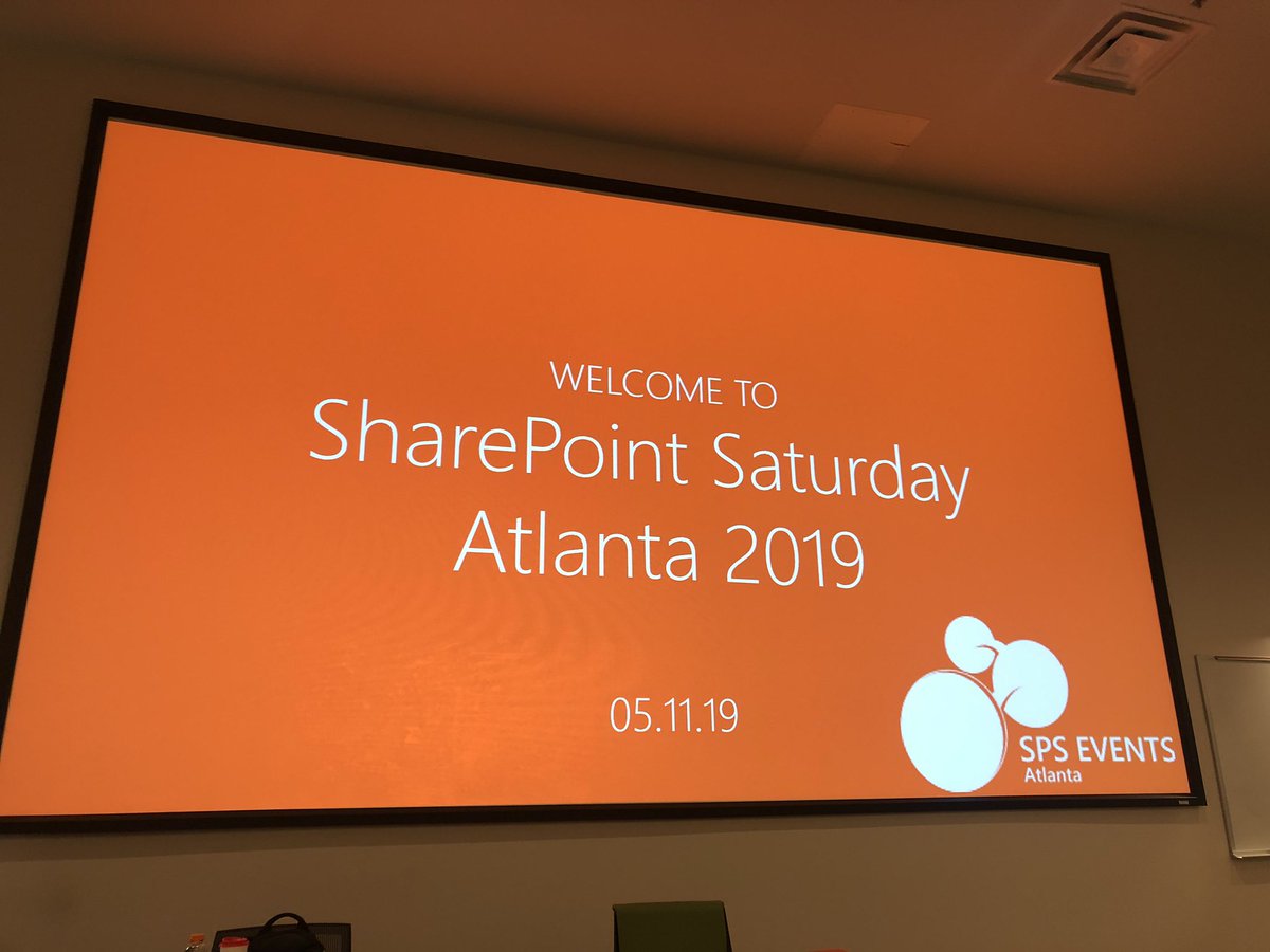 JoyOfSharePoint's tweet image. Let’s do this! #SPSATL