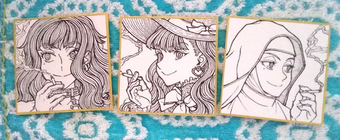 ZIPPO購入者用の豆色紙。これから色塗るけど何とか出来そうだな。 