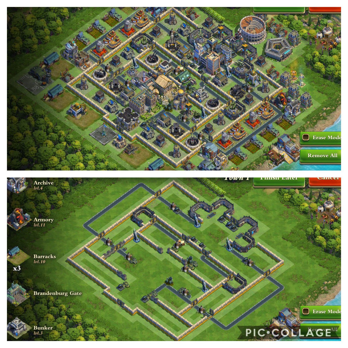 BroomTrader's tweet photo. 4 Base Layouts #bastion #seabass #allaboutthatbass #dominations #DoomRaider @PlayDomiNations https://t.co/JZKcqqKh4x