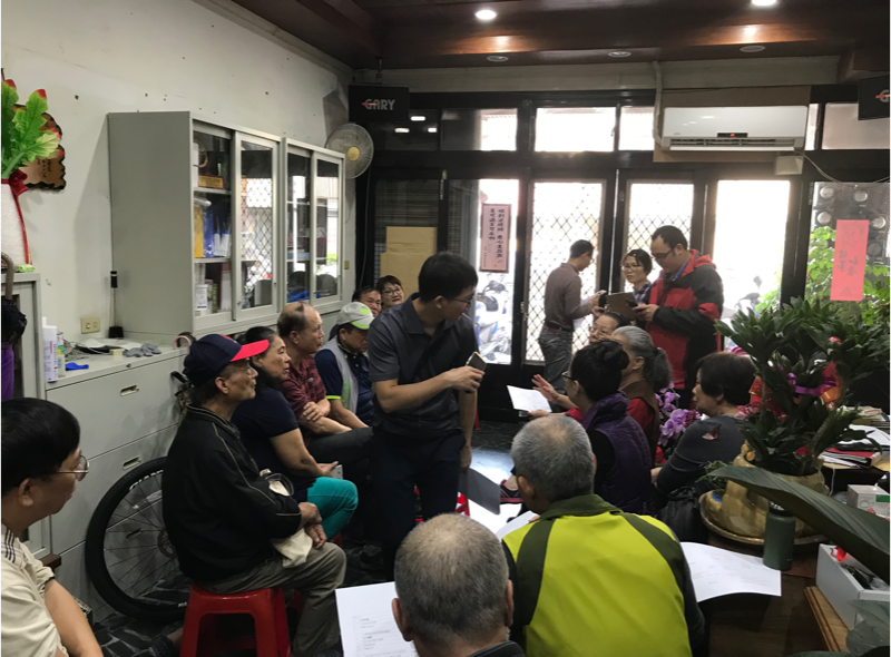 GeoThingsTW's tweet photo. It's always fun and fruitful to have community-based training session for using @geoBingAn for disaster resilience. And it feels great to see all the survey photo uploaded by those senior volunteers (hearted)!

#HumanitarianICT https://t.co/lHCwYn5k09