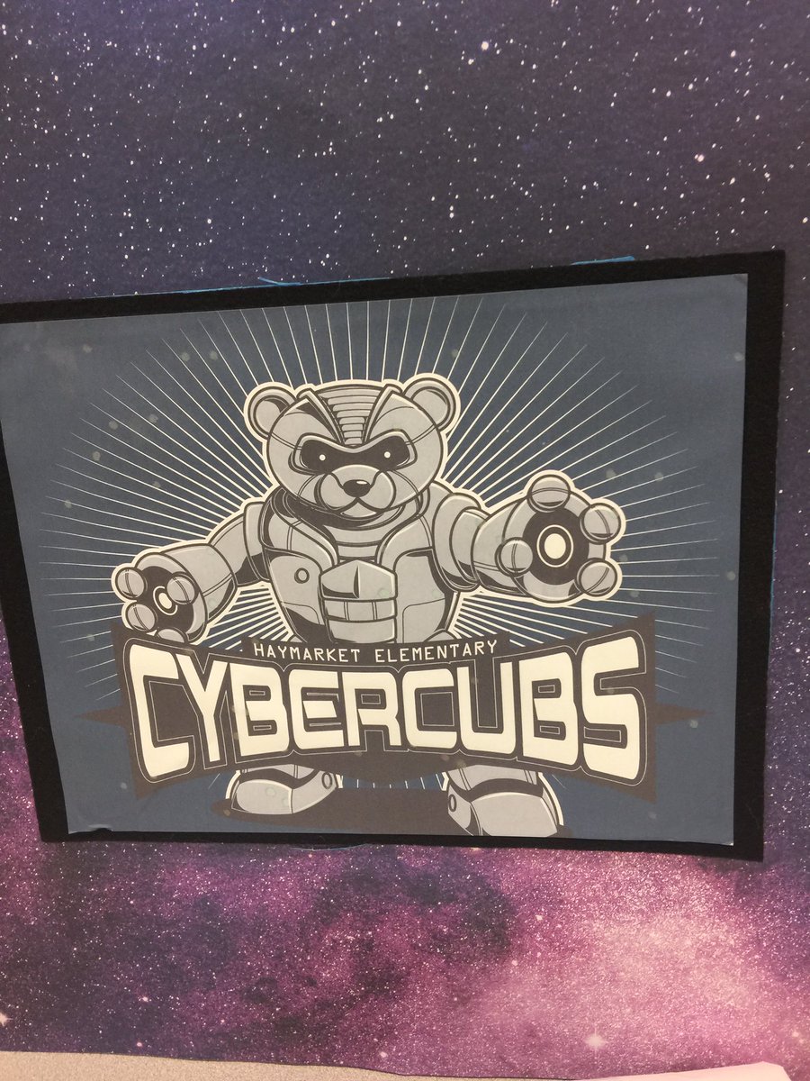 LauraEGazda's tweet photo. Cybercubs in the House! Go robotics! @MsWisnieski @moncprice @scottlbaldwin @PWCSNews @HaymarketCubs #haymarkettogether #roboticsrules https://t.co/amkWZMKPDX
