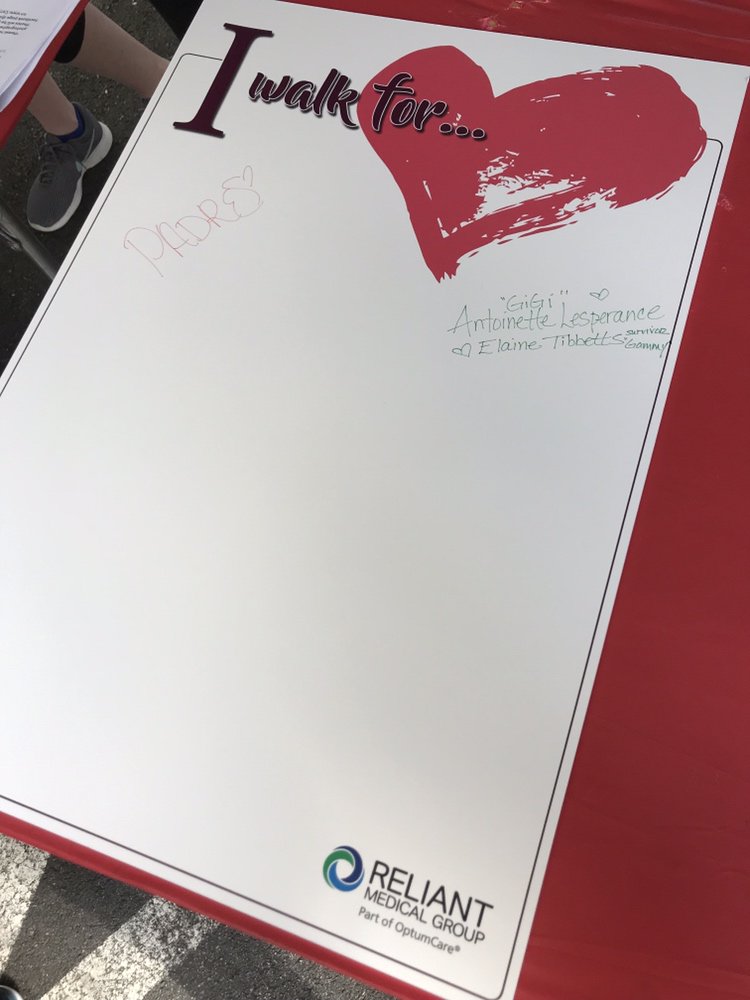 AmericanHeartMA's tweet photo. Who do you walk for? Thank you @getreliant for supporting the Central MA Heart and Stroke Walk today! #lifeiswhyma https://t.co/LeD1CKB7iq