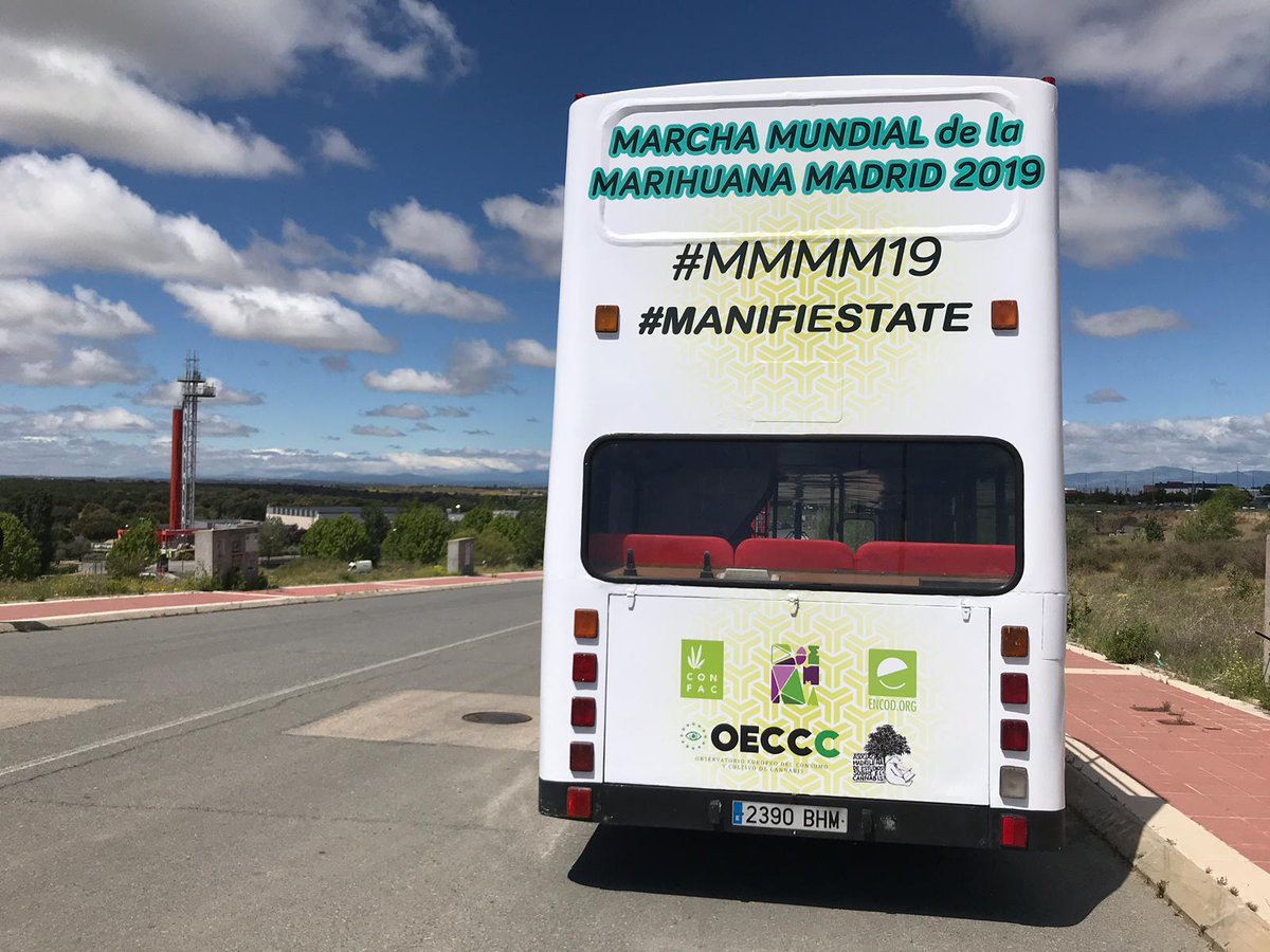 ObsCannabis's tweet photo. Equipo del @ObsCannabis trabajando durísimo para acondicionar el autobús y que está tarde suene gordooooooo

Nos vemos a las 18.00 en sol. Haremos #periscope en directo durante actuaciones y presentaremos #LeyCannabis https://t.co/RRZLKhsl9U