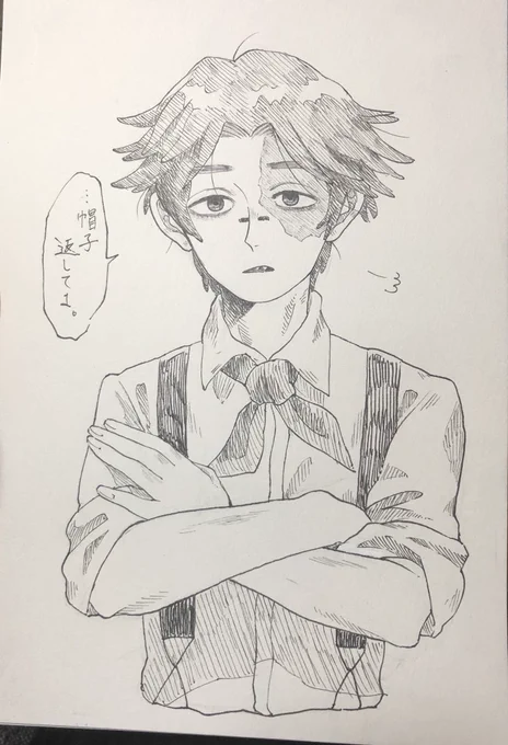 #第5人格
#第5人格イラスト

ノートンくんの帽子取ったらこの顔← 