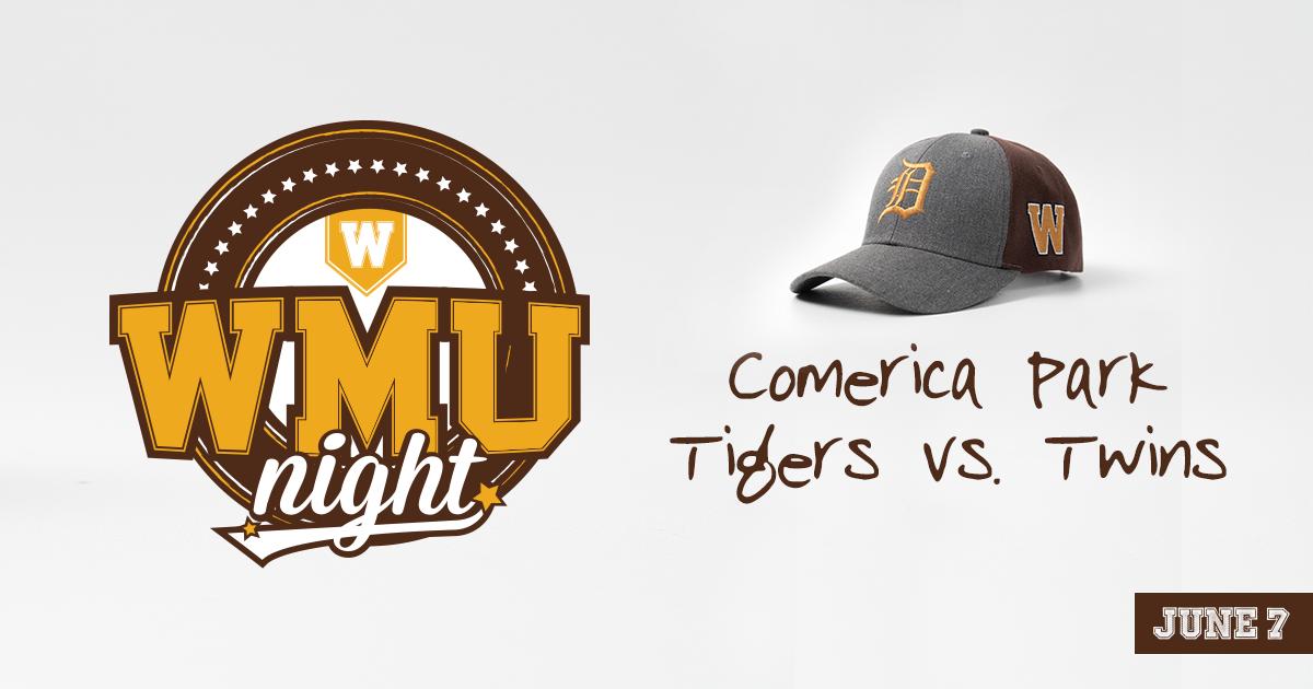 wmualumni's tweet photo. Broncos, "WMU Night at Comerica Park" is fast-approaching! Don't forget to snag your tickets for the game on Friday, June 7. Remember, we are offering the stampede tailgate package if you are interested in a pregame all-you-can-eat buffet! https://t.co/TFPN7IzBTE https://t.co/CH2kSr5kSx
