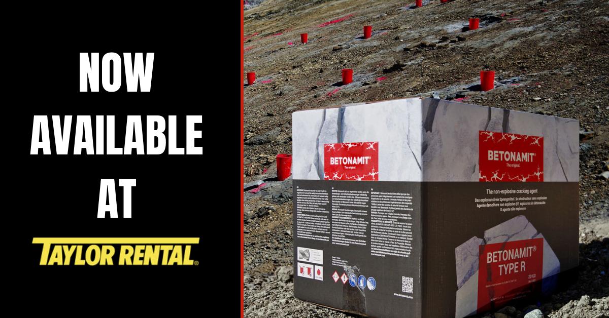 TaylorRental_NY's tweet photo. Betonamit is an explosion-free demolition agent which enables a safe and tremor-free breaking up of rock, stone and concrete without the need for special preconditions or infrastructure. 💥
#betonamit #nonexplosive #crackingagent #boom #demolition #concrete #stone #rock https://t.co/z0hLvx2dWR