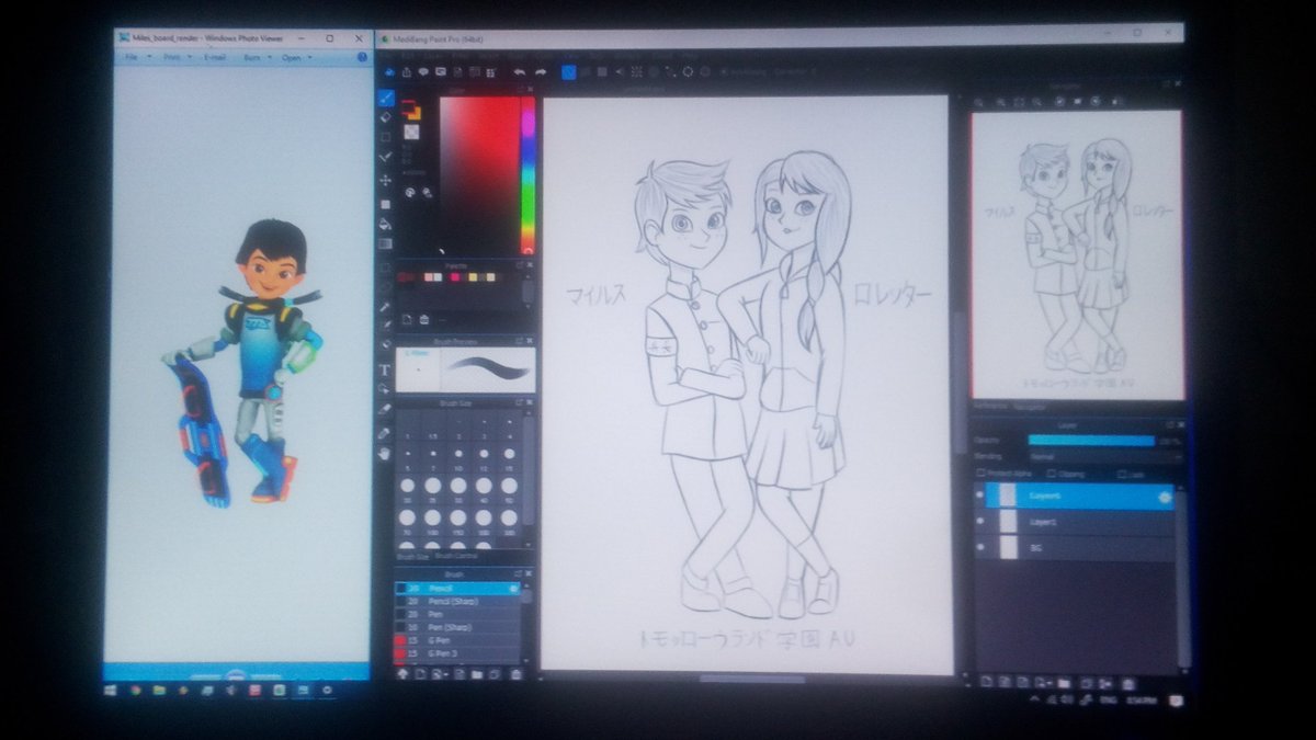 RealGilbertGan's tweet photo. Startin' to digitalize it. Literally! It's the Tomorrowland Academy AU!
#DisneyJunior #MilesFromTomorrowland #MissionForceOne #AU #wip https://t.co/pa6c6DIDS7