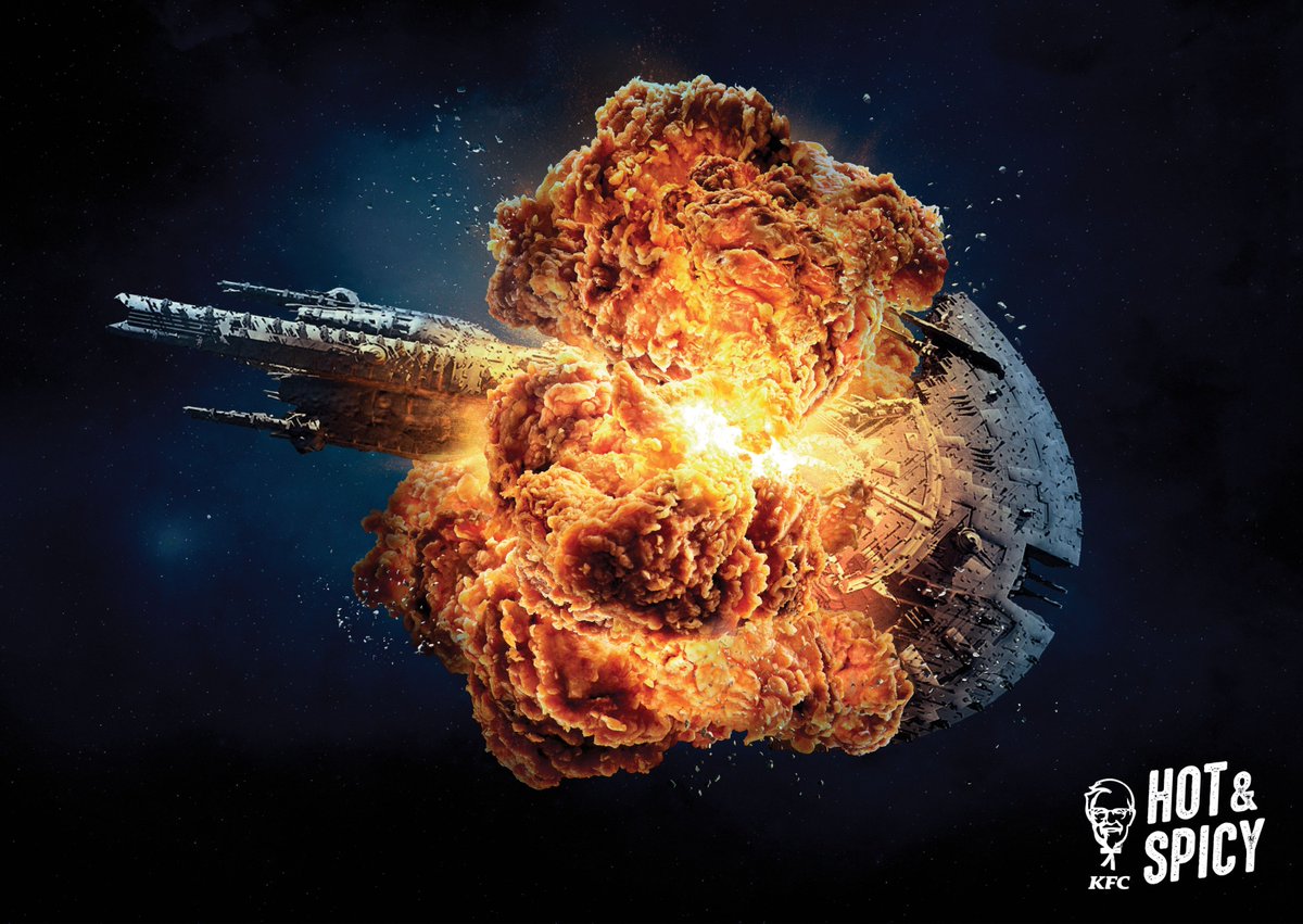 Ogilvy's tweet photo. Title: KFC Hot &amp; Spicy Season 2
Client: KFC
Team: Hong Kong

Enjoy your favorite shows with a bucket of KFC Hot &amp; Spicy.

Check out more #ClientWork, here: https://t.co/B8ZgTqfyAh https://t.co/wgsExQyF8Q