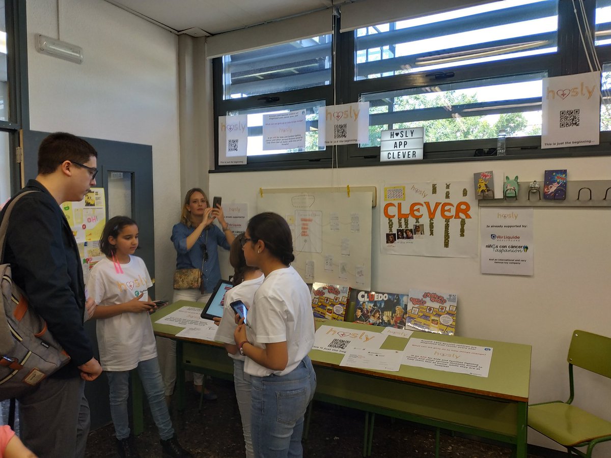 HoslyA's tweet photo. #CleverTeam con #App @HoslyA hemos ganado 2°🏆 #Technovation2019 queremos agradecer 😘el apoyo d familias y profesionales @Aspanion y @gvaclinic a nuestros patrocinadores @Hasbro @airliquidegroup y a mentoras @ARMAQoL @PsicologiaUV @ADEUPV Avanzamos en @technovation Internacional https://t.co/4tUzzocP0c