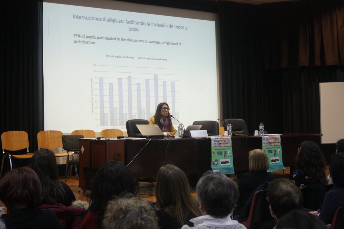 AdarraE's tweet photo. Mañana intensa en el Congreso de Tertulias Dialógicas en la EOI de #Deusto #Bilbao ¡A punto de comenzar la sesión de la tarde! https://t.co/QNPnfFVGN2