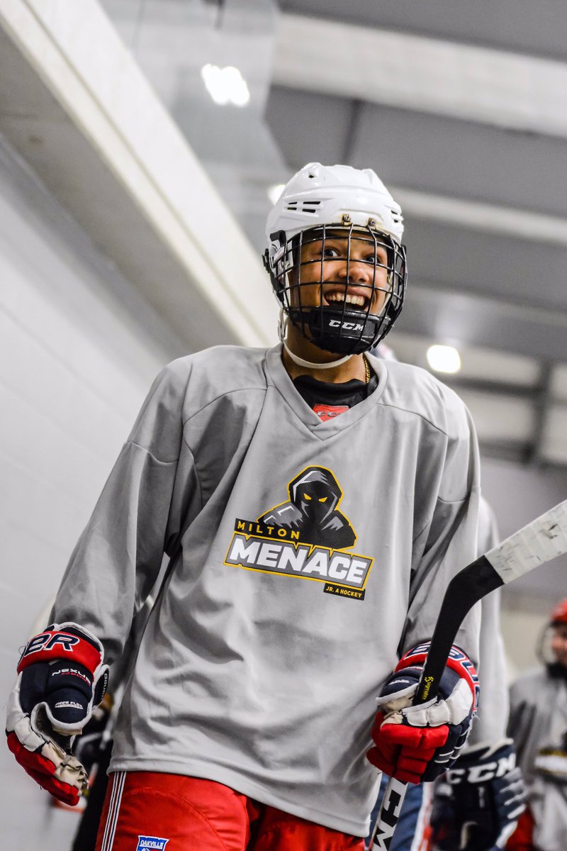 MenaceOJHL's tweet photo. That day 2 mood...😃
#MenaceCamp // 📸 @ojhlimages https://t.co/6089VyF2Nc