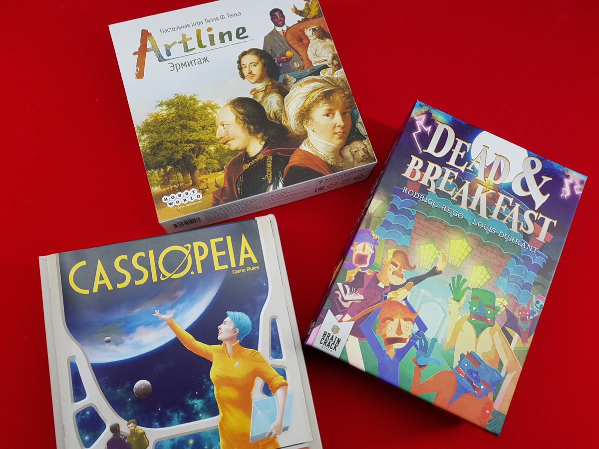 MonkeysWithFire's tweet photo. Getting ready for a #WeekendXL #tabletopgaming session - playing Artline: Heritage from @HobbyWorldInt, and Dead & Breakfast from @BraincrackGames. We might even take an early look at Cassiopeia? Join me from 16:00 BST! 🐵🔥 #monkeyswithfire #twitch #bgg
https://t.co/7sa7vN5MsQ https://t.co/RHXDHgslC0