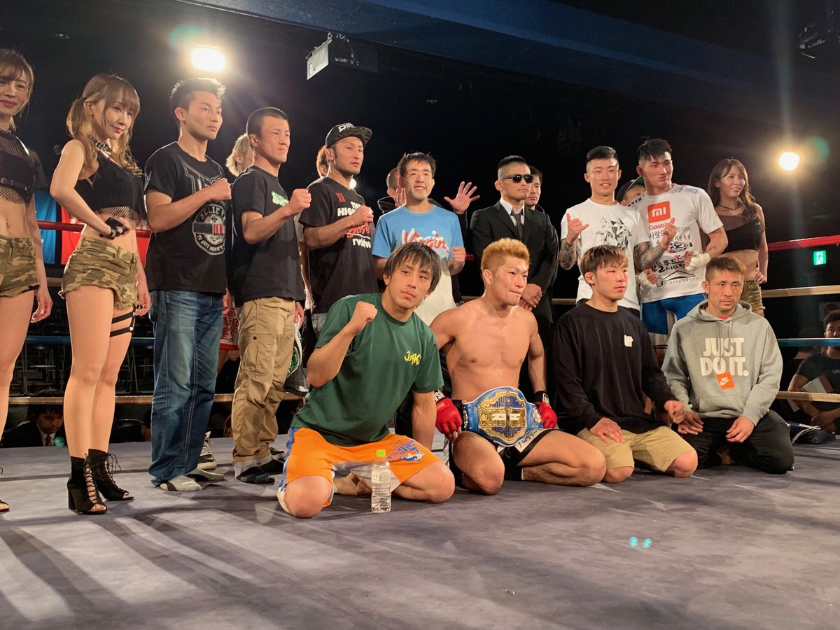 tatsuyakay's tweet photo. 本日の記念撮影！！！！！
次に繋がりそうな試合が多く今後楽しみだぜ！！！！！！
#ZST65  #fightingnexus https://t.co/vRaPcv3D4H