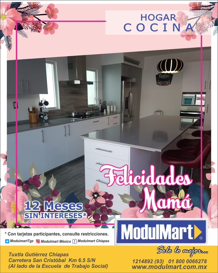ModulmartSur's tweet image. A MAMÁ se le festeja todos los días y en mayo #Modulmart tiene Festival de regalos para lucirte con ella... Llama: 01 800 0066 278 tenemos servicio a todo el sureste #México #Cocinas #Closets #Pisos Rt @Candoxfloreria