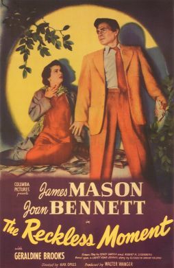 Our Movie Poster of the Day:  James Mason in 1949's The Reckless Moment