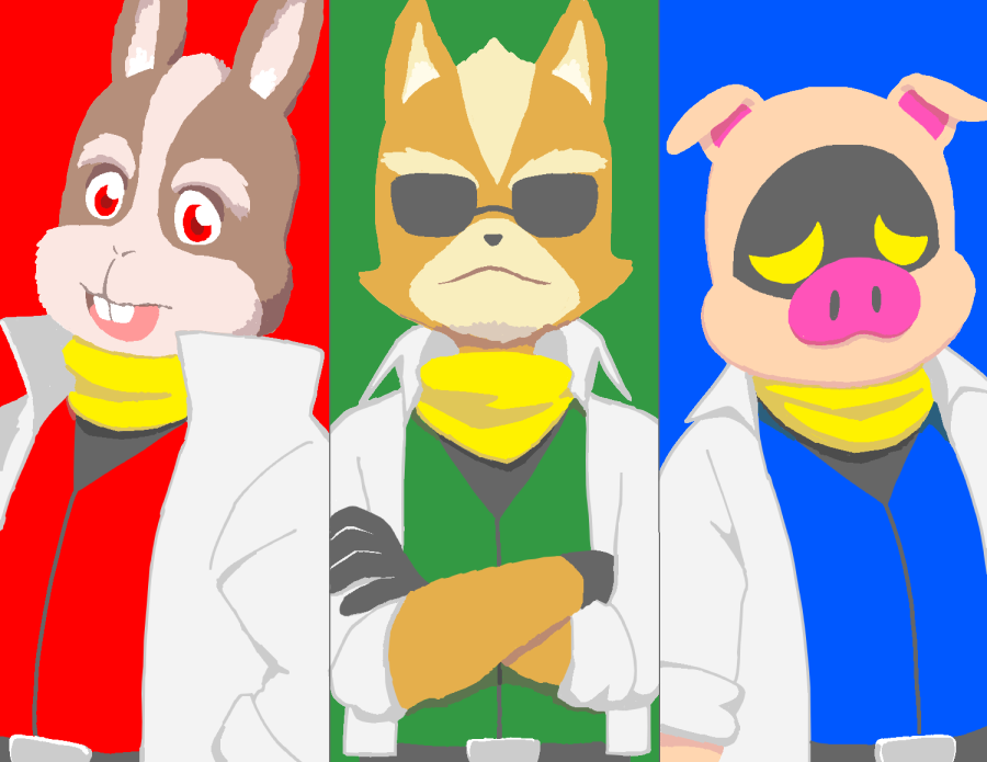 satumapoteto's tweet image. 第一期スターフォックスでRGB