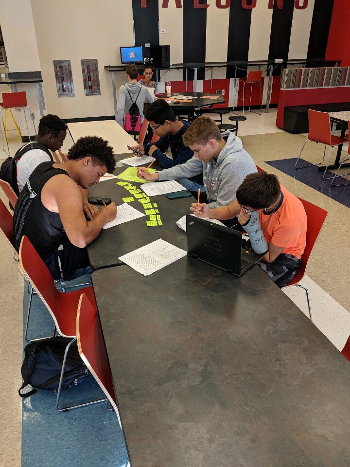 EastRiverHS's tweet photo. So proud of our Biology students putting in hard work at EOC Boot Camp today! Thank you to our Biology Team for making learning fun! #wERise #SmartIsCool😎 https://t.co/eZPW0x72KW
