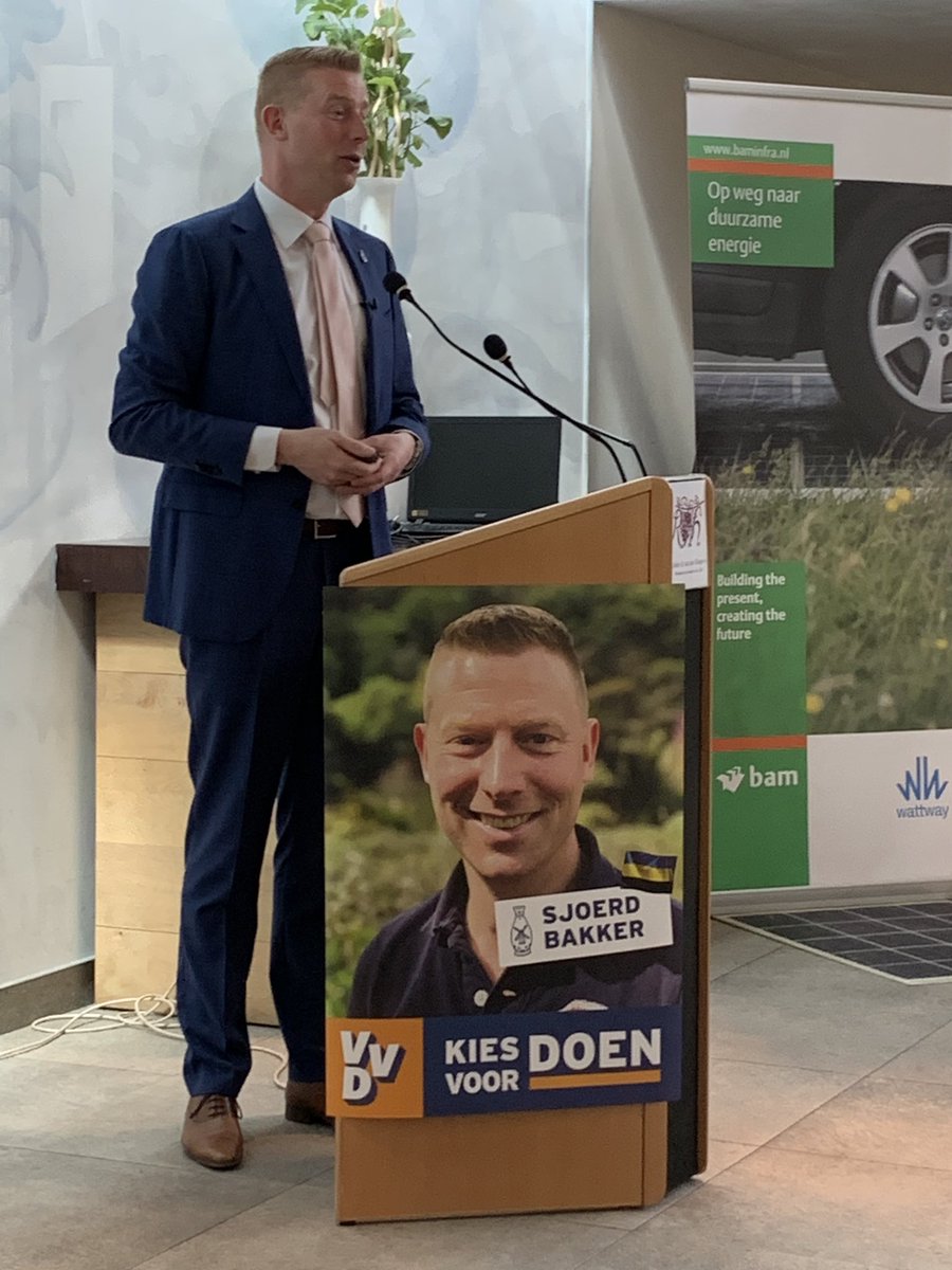 Innovatie evenement - Gereedschap voor Europa. Welkom door <a href="/nlsjoerd/">Sjoerd Bakker</a> en daarna presentaties over verduurzaming, golfenergie, energietransitie en waterstof #VVD #EP2019