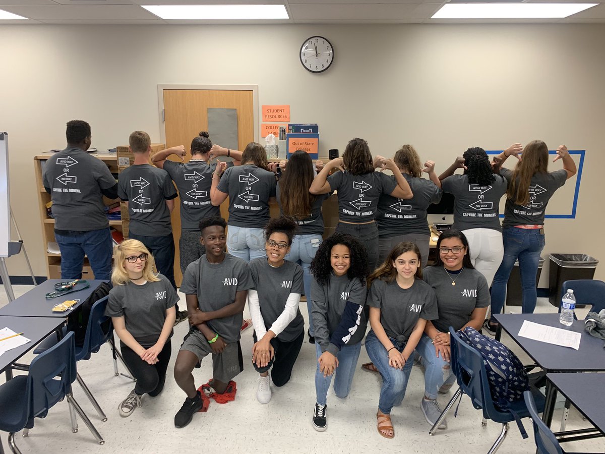 Love the new shirts designed by our AVID Juniors and Seniors!!@PascoAVID #falconpride #ThisIsAVID