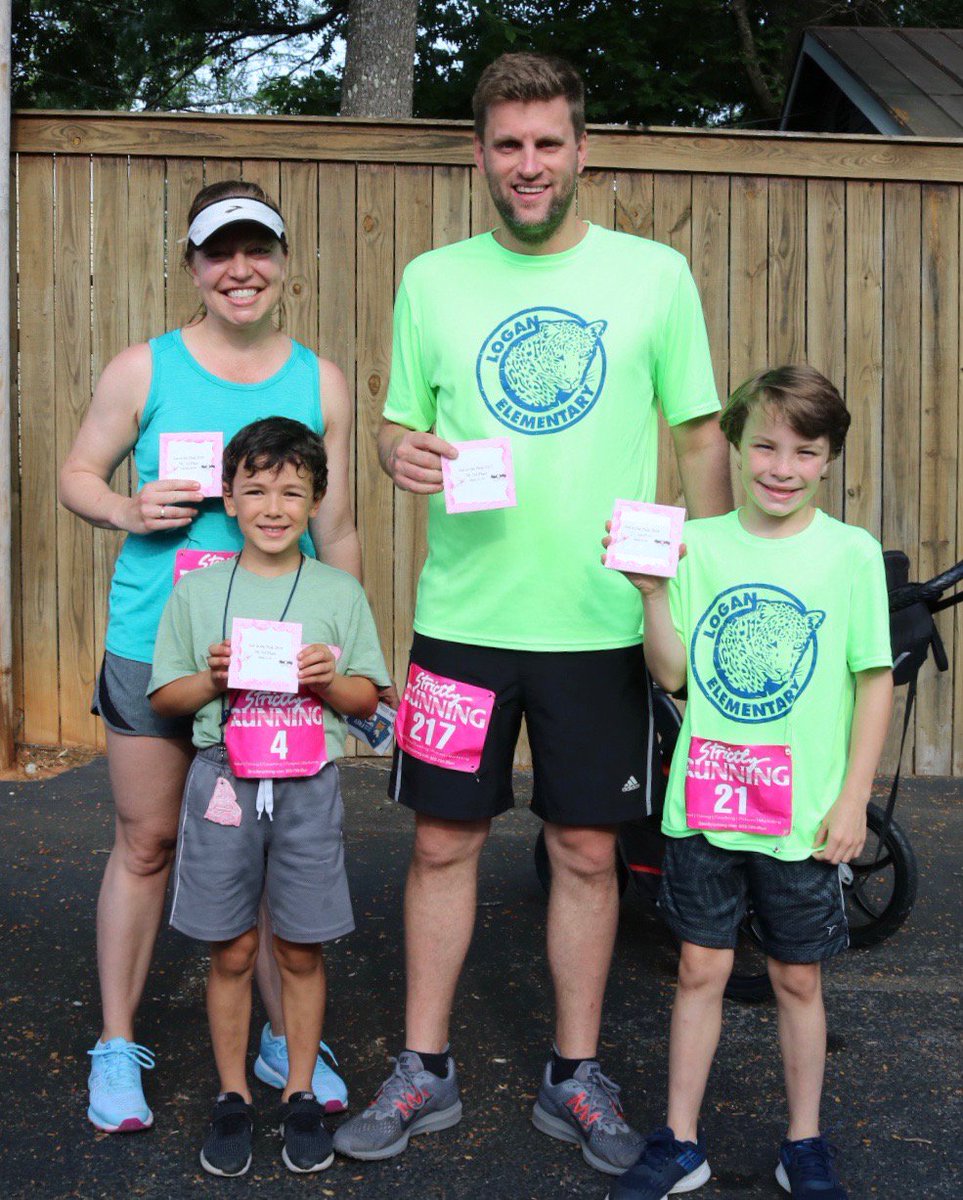 LoganLeopards's tweet photo. Our #LeopardsRULE 🐆 Running Team finished strong at the Get in the Pink 5K! Shout out to all the parents, staff, and adult volunteers for supporting us! @RichlandOne @LoganPTO @strictlyrunnin6 Dylan &amp; Logan placed in their age group! https://t.co/JO31zilg75