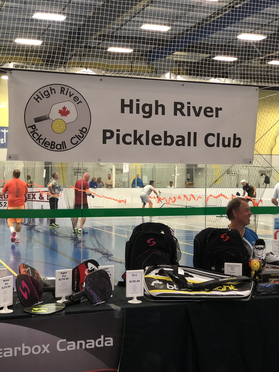 Today Mixed Doubles #Pickleball starting at 8AM for #SAPO2019 <a href="/PickleballCA/">Pickleball Canada</a> sanctioned tournament in <a href="/TownOfHighRiver/">Town of High River</a> Come down to the Cargill Fieldhouse and watch some of the best players in Canada compete for medals. Free Admission. 🏓 🇨🇦 🏓