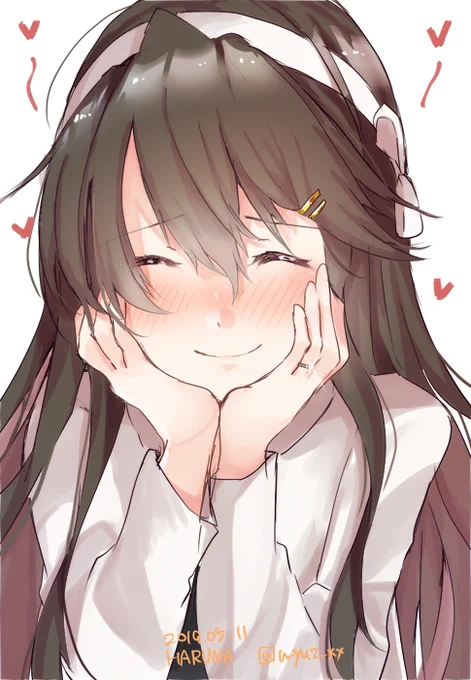 大丈夫じゃない榛名
#艦これ版深夜の真剣お絵描き60分一本勝負 #艦これ版真剣お絵描き60分一本勝負_20190511 