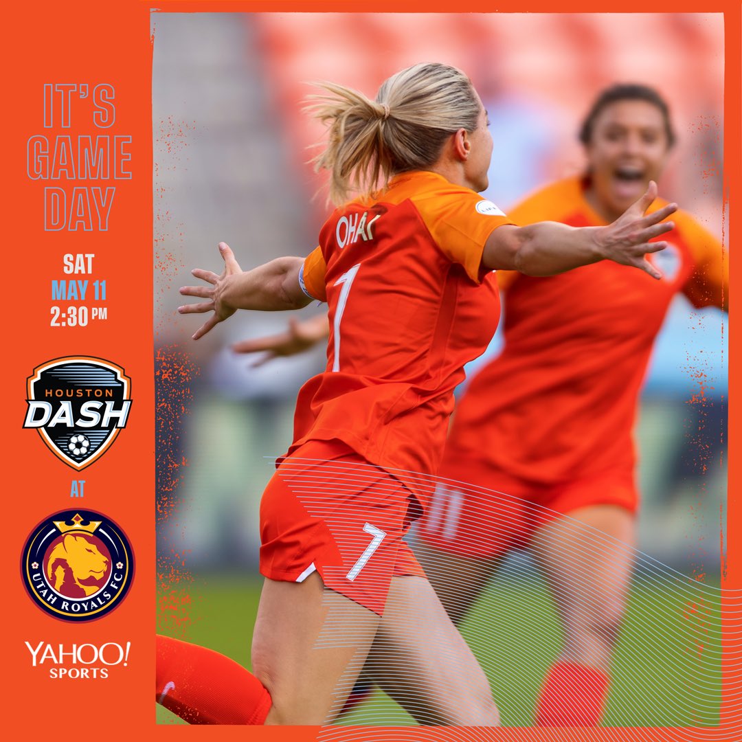 HoustonDash's tweet photo. Good morning! It's GAMEDAY!!!

#UTAvHOU #DashOn https://t.co/c5Ty92Y1rZ