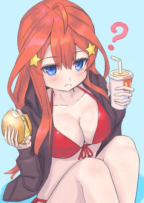 いんすたん兎さんがTwitterに投稿した中野五月(五等分の花嫁)のイラスト。