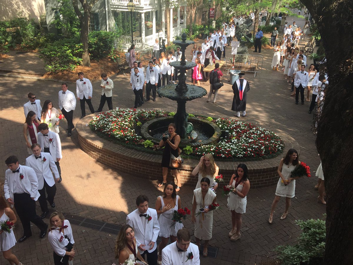 The processional for our morning <a href="/CofC/">College of Charleston</a> May Commencement Ceremony has begun! I’m ready for round two! #CofC #PresOz #Commencement #ClassOf2019 #graduation2019