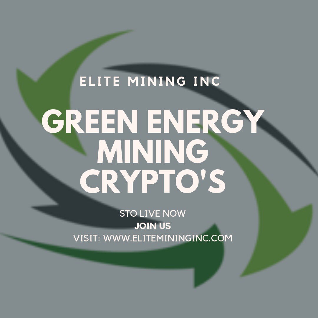 itsallweb3's tweet photo. Green energy makes crypto mining of more value to communities join Us @ https://t.co/2qeE6vDw1c #EMISTO #bitcoin https://t.co/1wMM67BTUP