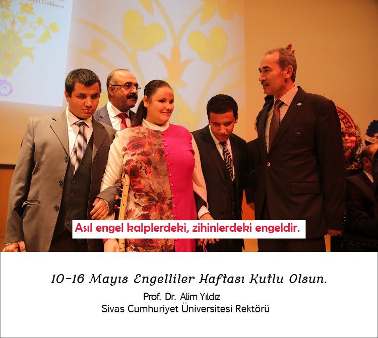 cumunivkurumsal's tweet photo. Asıl Engel Sevgisizliktir!
Yalnızca Bir Gün Değil, Engelsiz Bir Yaşam Mücadelesinde Her Zaman Yanınızdayız.
Engelliler Haftası Kutlu Olsun.
#EngellilerHaftasi #engellerikaldır #SivasCumhuriyetÜniversitesi #Cengel #EngelsizYaşam #EngellilerHaftası https://t.co/WL160LcttB