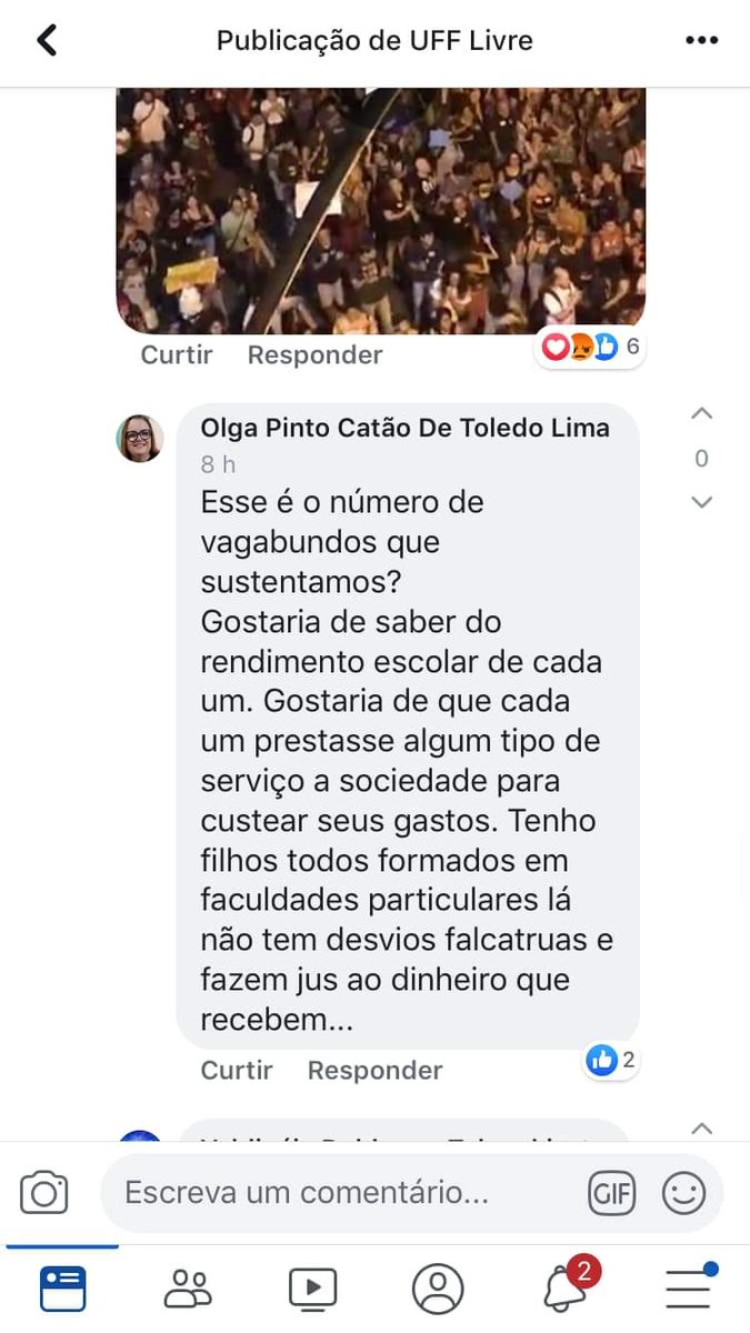 ounicojean's tweet photo. Quem falar que estudante da UFF é vaganumdo vai ouvir e muito!!! #UFFresiste https://t.co/w29yqz79Ws