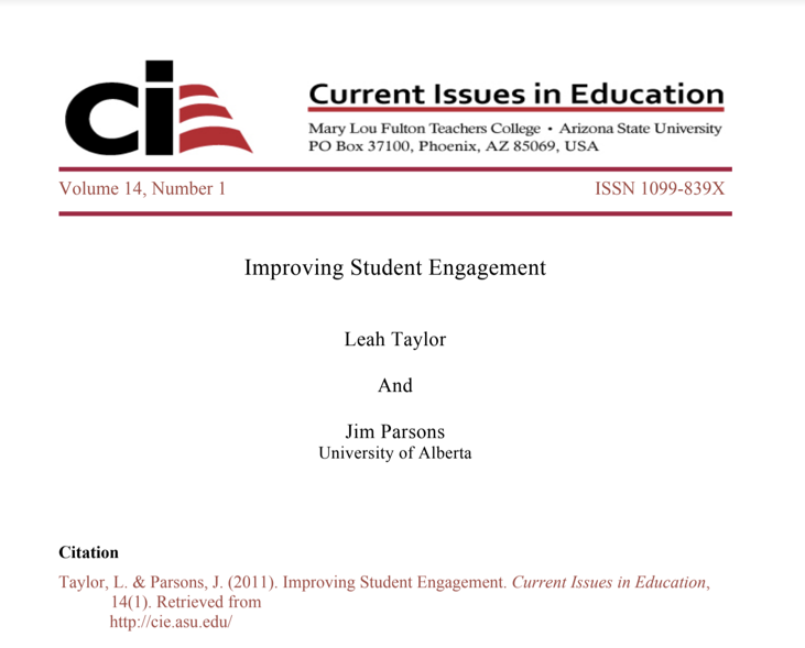 alicekeeler's tweet photo. Improving Student Engagement

" must students belong to be academically successful; or, must they simply behave?" https://t.co/dKY0GvNAfP https://t.co/MNN7JomkXC  #studentengagement