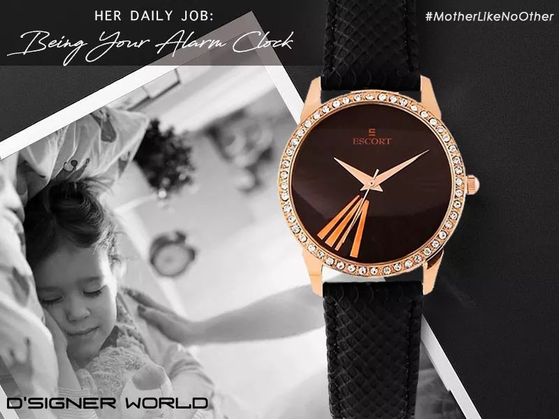 DsignerWatches's tweet photo. #MotherLikeNoOther: Her daily job to be your alarm clock!
The best alarm clock in the world is your mom. If you ask her to wake you up at 7, she will wake you up at 6 saying it's 8. Right?
Thank her for always making sure you are never late!
#DSIGNERWorld #MothersDay2019 https://t.co/txXL4cySoM