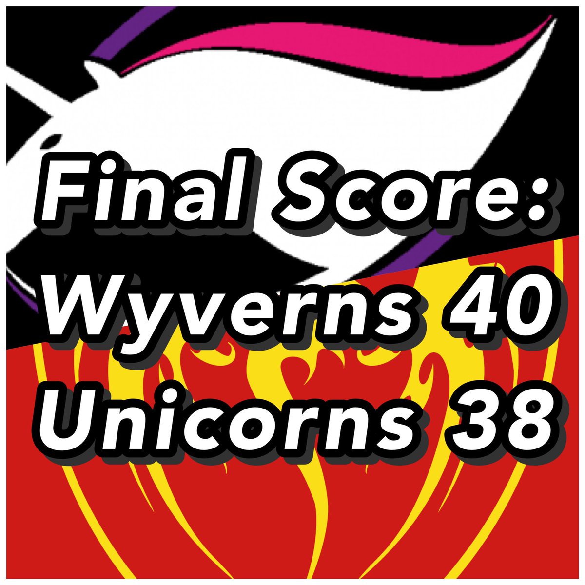 Fantastic game today against @unicorns_rfc with a close final score of Wyverns 40 Unicorns 38! 

Now off to @londonhotelso14 for celebrations where everyone is welcome! 🏳️‍🌈

#inclusiverugby #gowyverns #unicornsdoexist #rugbyismypride #gayrugby #igrrugby