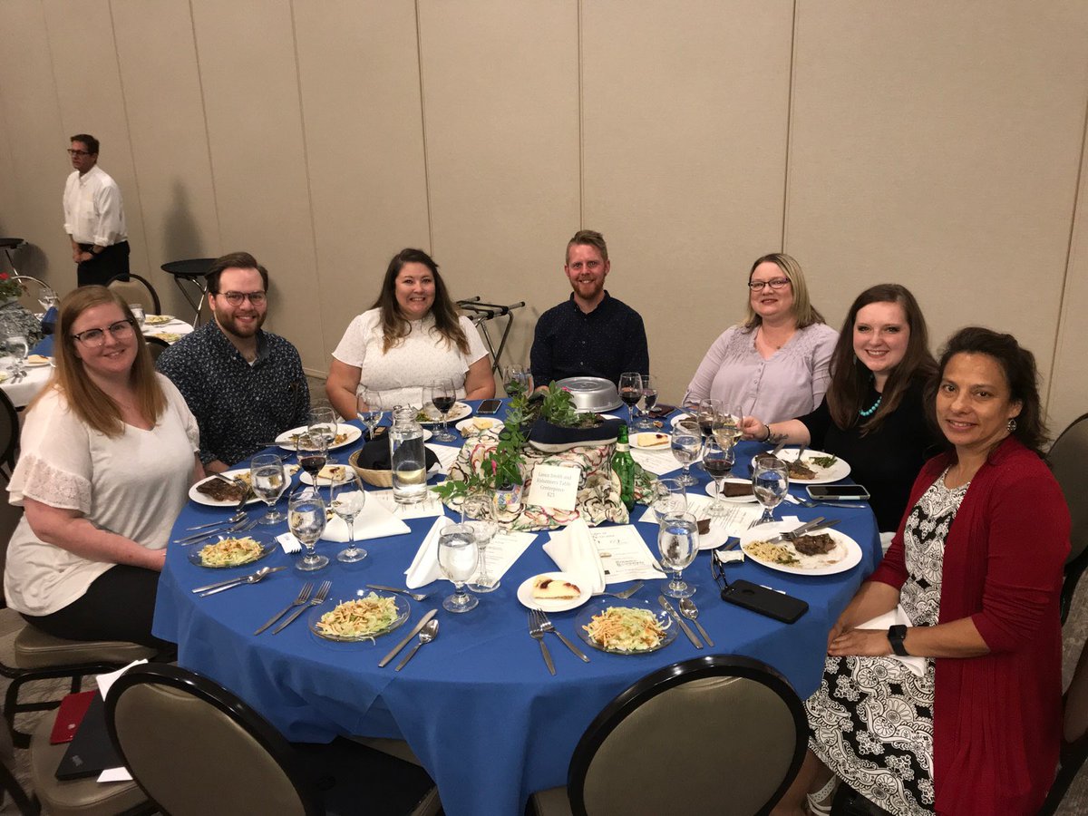 Working a charity fundraiser with work friends.