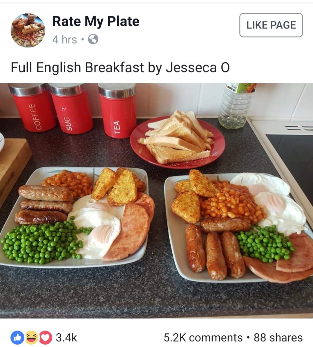 sheptastic74's tweet image. Peas for breakfast 😮 and beans on the same plate? #SaturdayThoughts
#wtf #getsomehelp