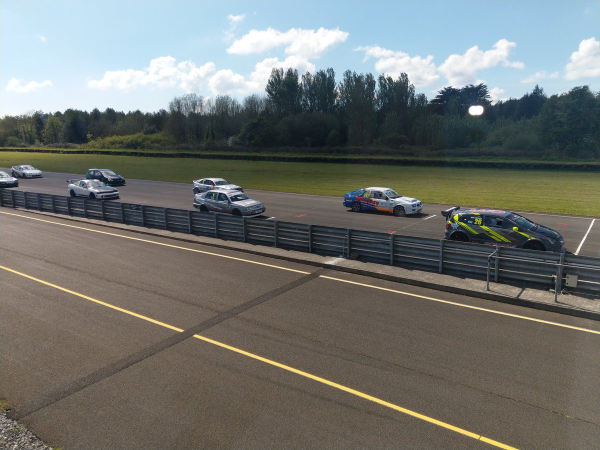 BARC Saloons first race at sunny Pembrey.