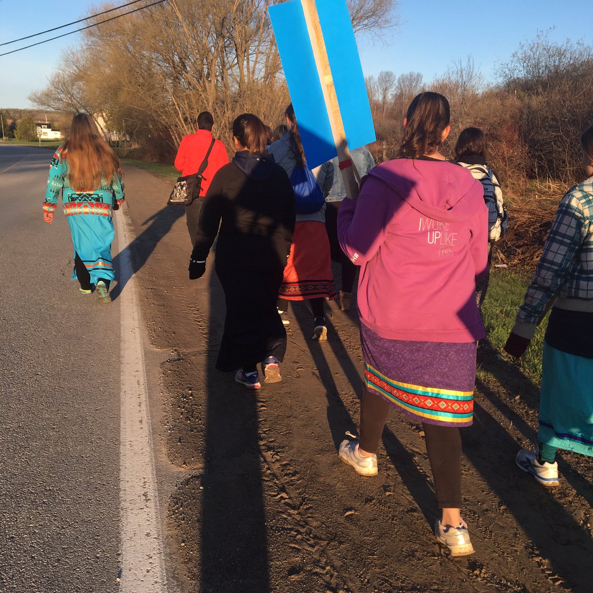 ShareGogreen's tweet photo. Wonderful morning for a walk. #wewalkforwater #cleanwateron #manitoulinss #MSSWalk4water https://t.co/BSXJPeaUnh