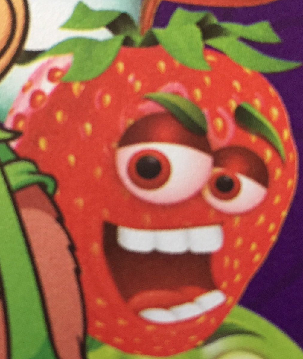 Horrifying strawberry man