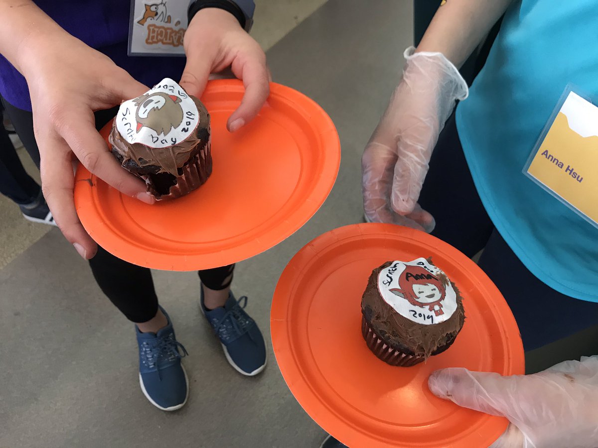My <a href="/girlswhocode/">Girls Who Code</a> are loving computational cookies and codeable cupcakes at <a href="/medialab/">MIT Media Lab</a> #scratchday