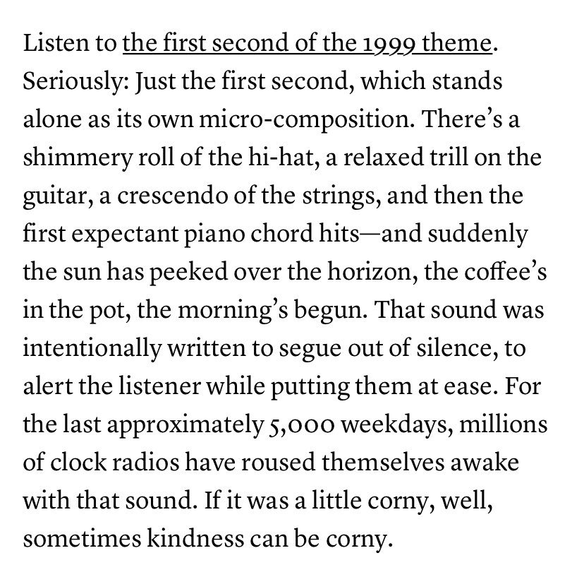 So glad I have @yayitsrob to explain exactly why the old Morning Edition theme was good...and the new one makes me feel like I might die slowly and alone theatlantic.com/technology/arc…