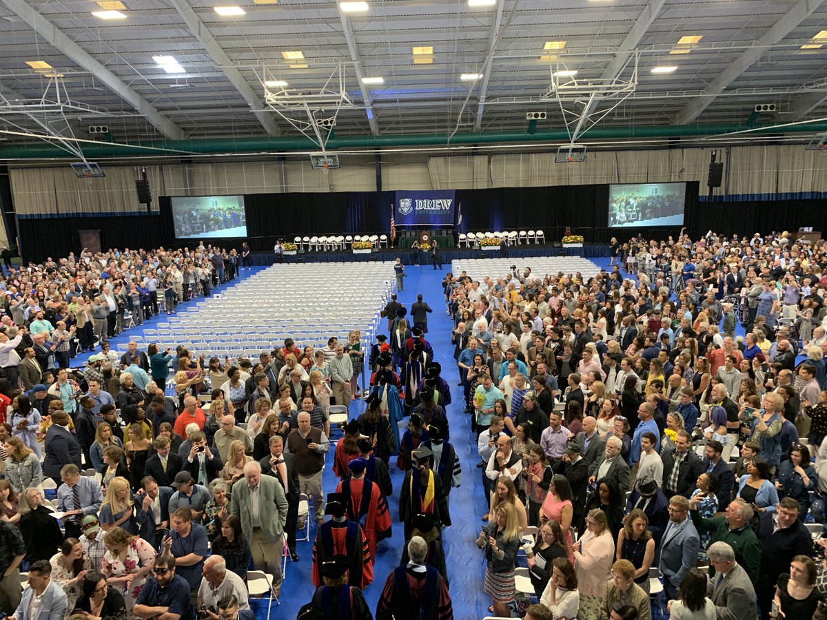 DrewUniversity's tweet photo. #DrewU Commencement 2019 begins! Watch via livestream at https://t.co/tJ87WHiv4s #Drew19 https://t.co/Kd50KsvIIf