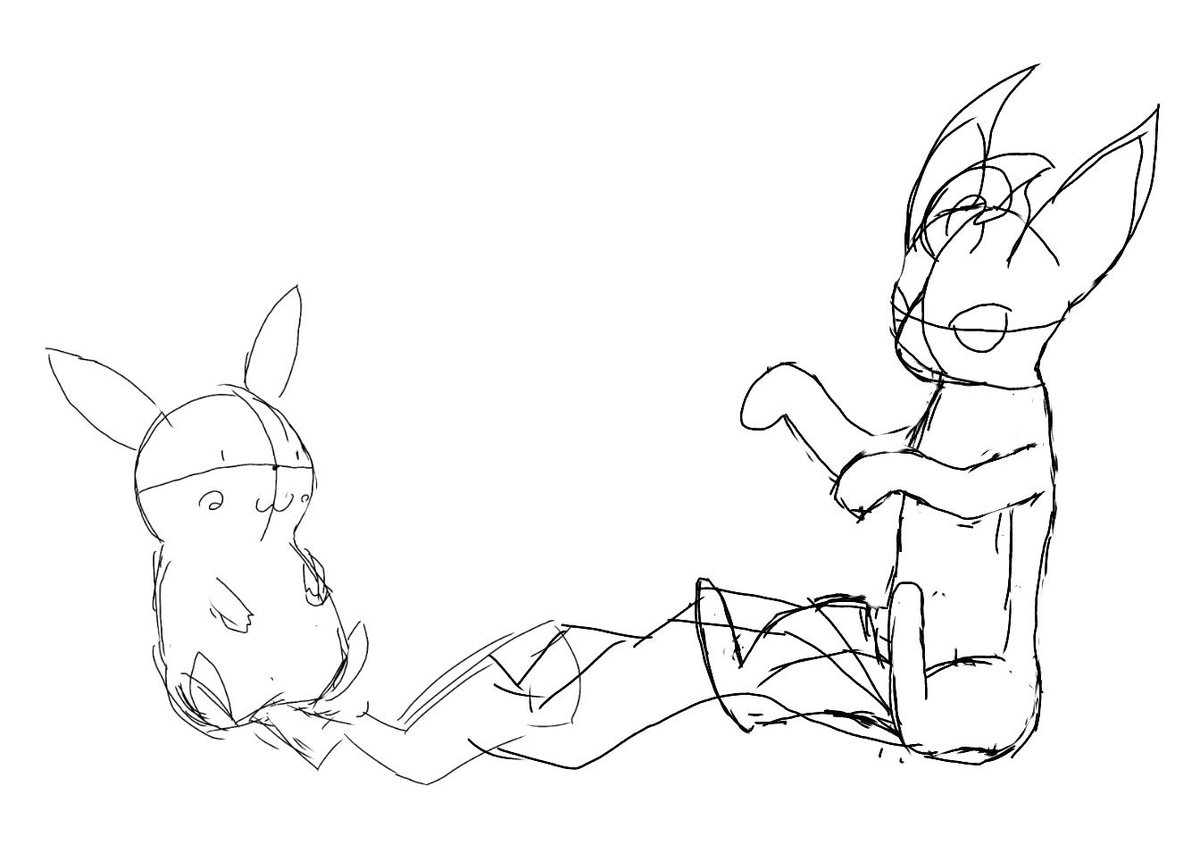 下描きチュウ
明日完成目標! 