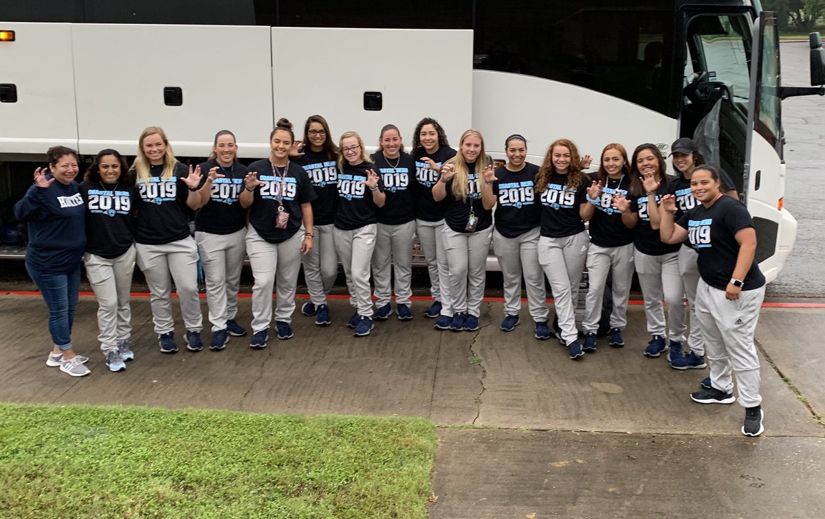 CBCFuture's tweet photo. CBC Softball heads out to Lufkin home of the NJCAA Region XIV softball championship tournament hosted. Good luck ladies! https://t.co/UnMFkYZxZR