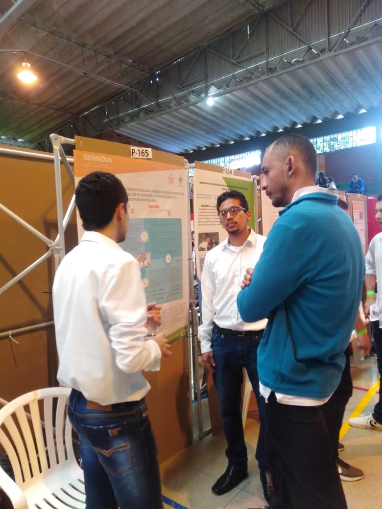 JOHNJACAMA's tweet photo. Los aprendices de los semilleros de investigación del #CentrodeServiciosyGestionEmpresarial y del Grupo #GIGAT le cumplieron al XVIII Encuentro Departamental de Semilleros de Investigación @RedCOLSI @RedCOLSIOFICIAL  Nodo Antioquia #SENNOVA https://t.co/TuxKDoSy6J